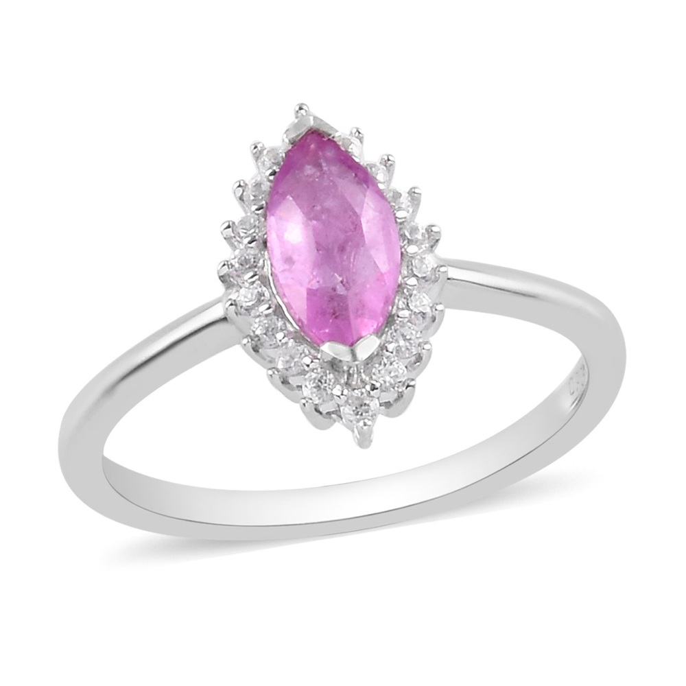 Hot Pink Sapphire Zircon Ring. NWOT
